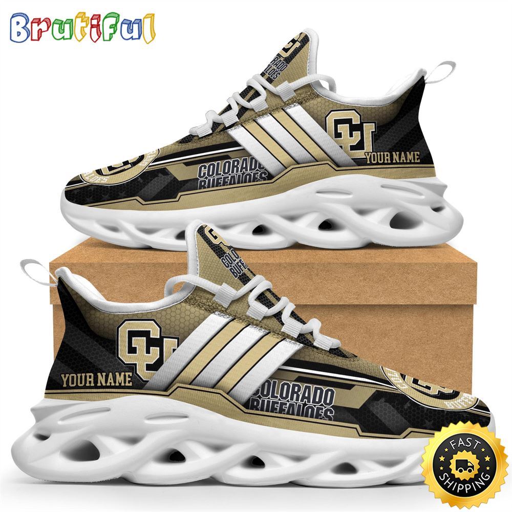 Ideafootwear Colorado Buffaloes Max Soul Shoes Sneakers For Men And Women