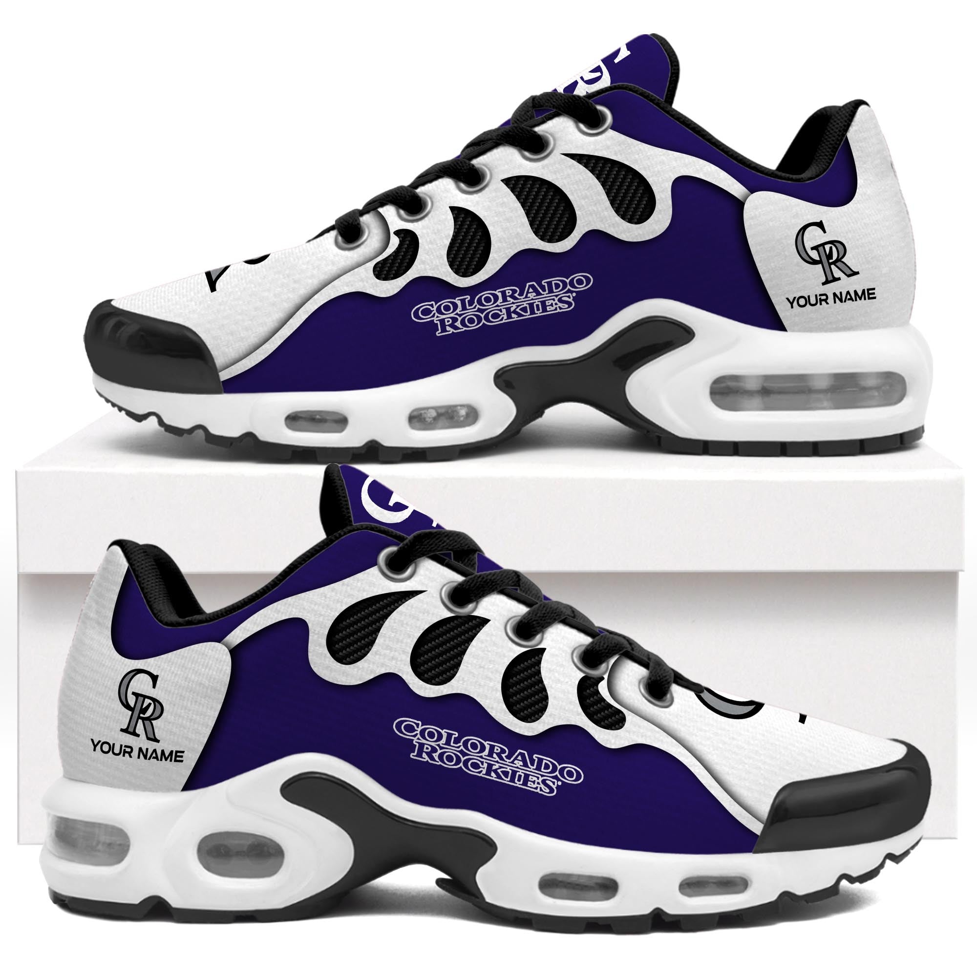 Ideafootwear Colorado Rockies TN Shoes Sneakers For Men And Women
