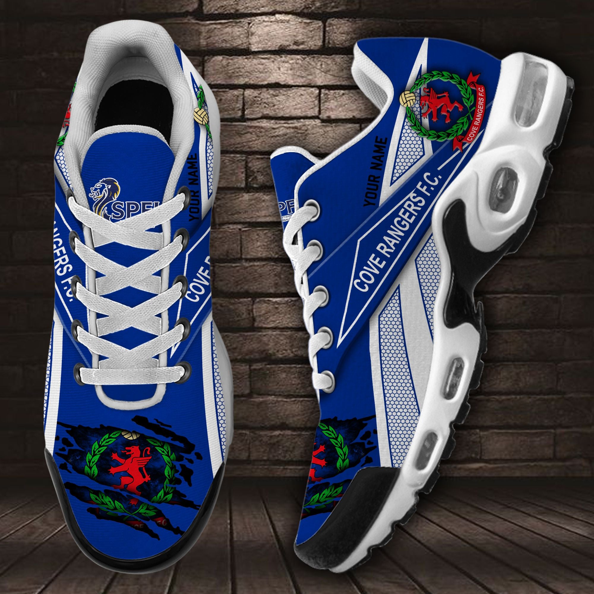 Ideafootwear Cove Rangers F.C. TN Shoes Sneakers For Men And Women