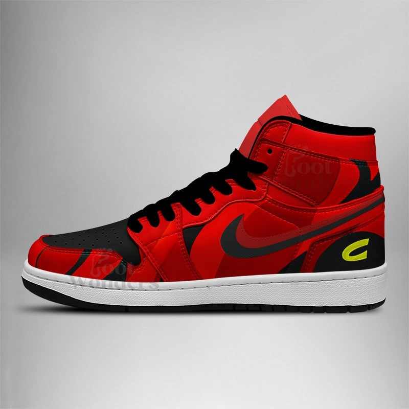 Ideafootwear Crimson Chin AJ1 High Sneakers Shoes For Men And Women