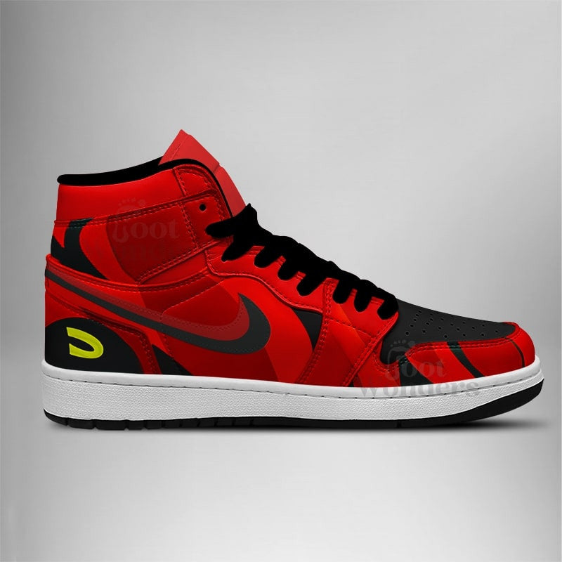 Ideafootwear Crimson Chin AJ1 High Sneakers Shoes For Men And Women