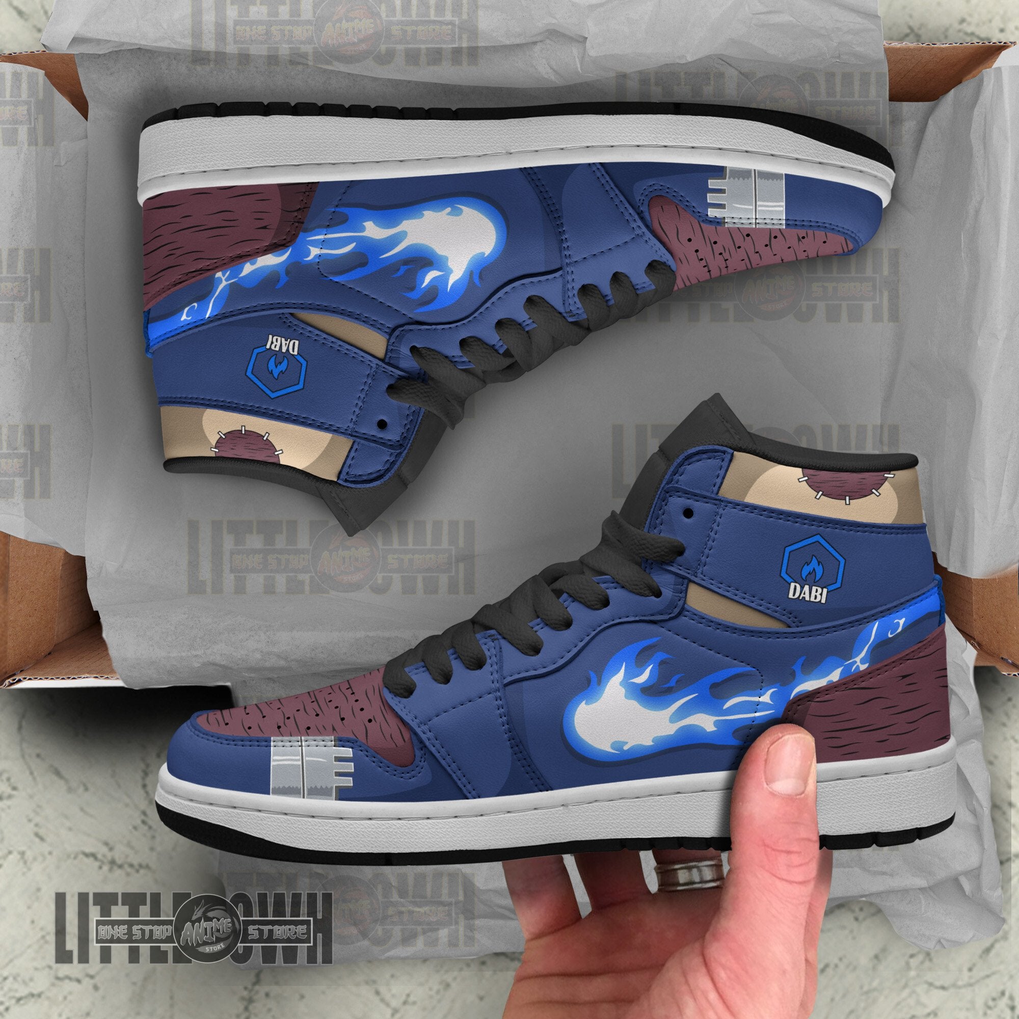 Ideafootwear Dabi AJ1 High Sneakers Shoes For Men And Women