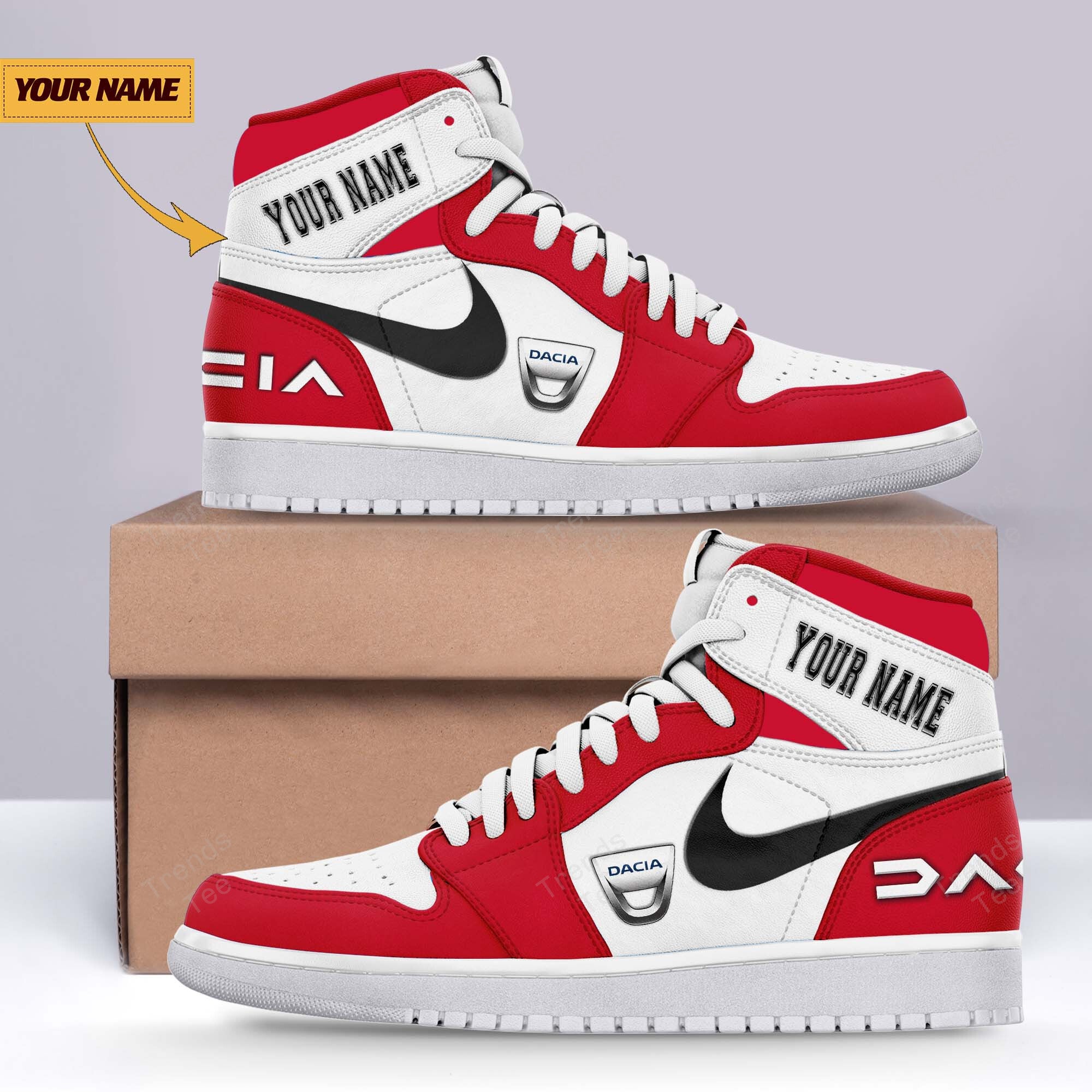 Ideafootwear Dacia AJ1 High Sneakers Shoes For Men And Women
