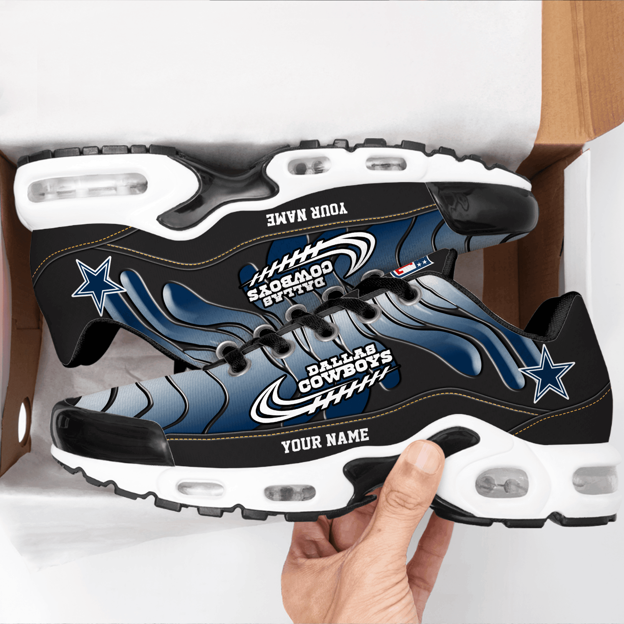 Ideafootwear Dallas Cowboys TN Shoes Sneakers For Men And Women