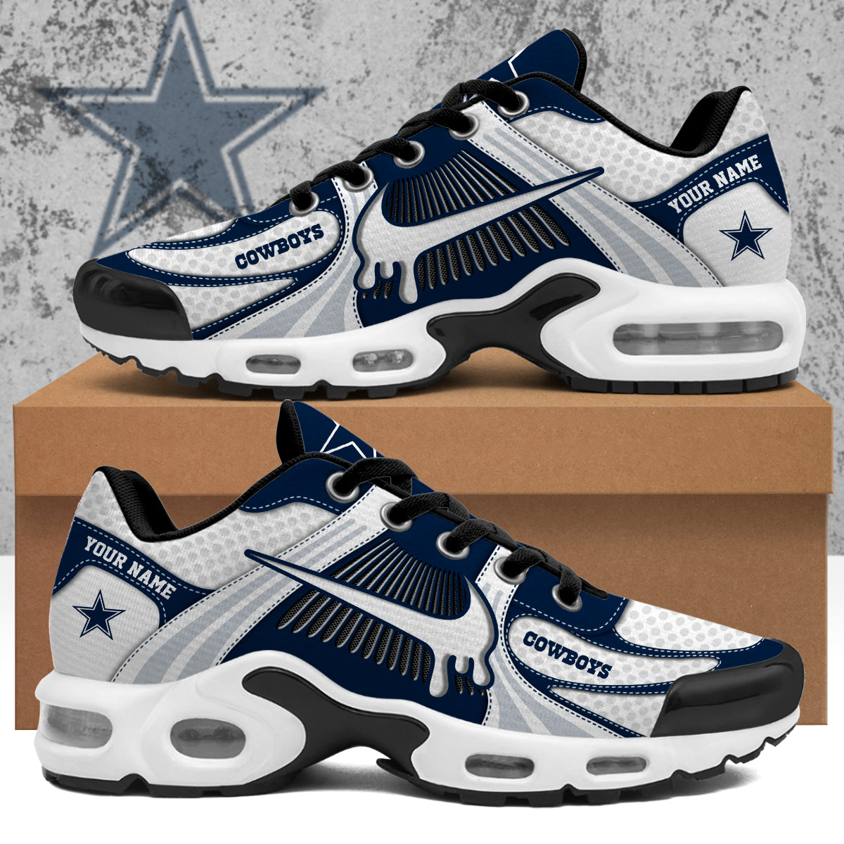 Ideafootwear Dallas Cowboys TN Shoes Sneakers For Men And Women