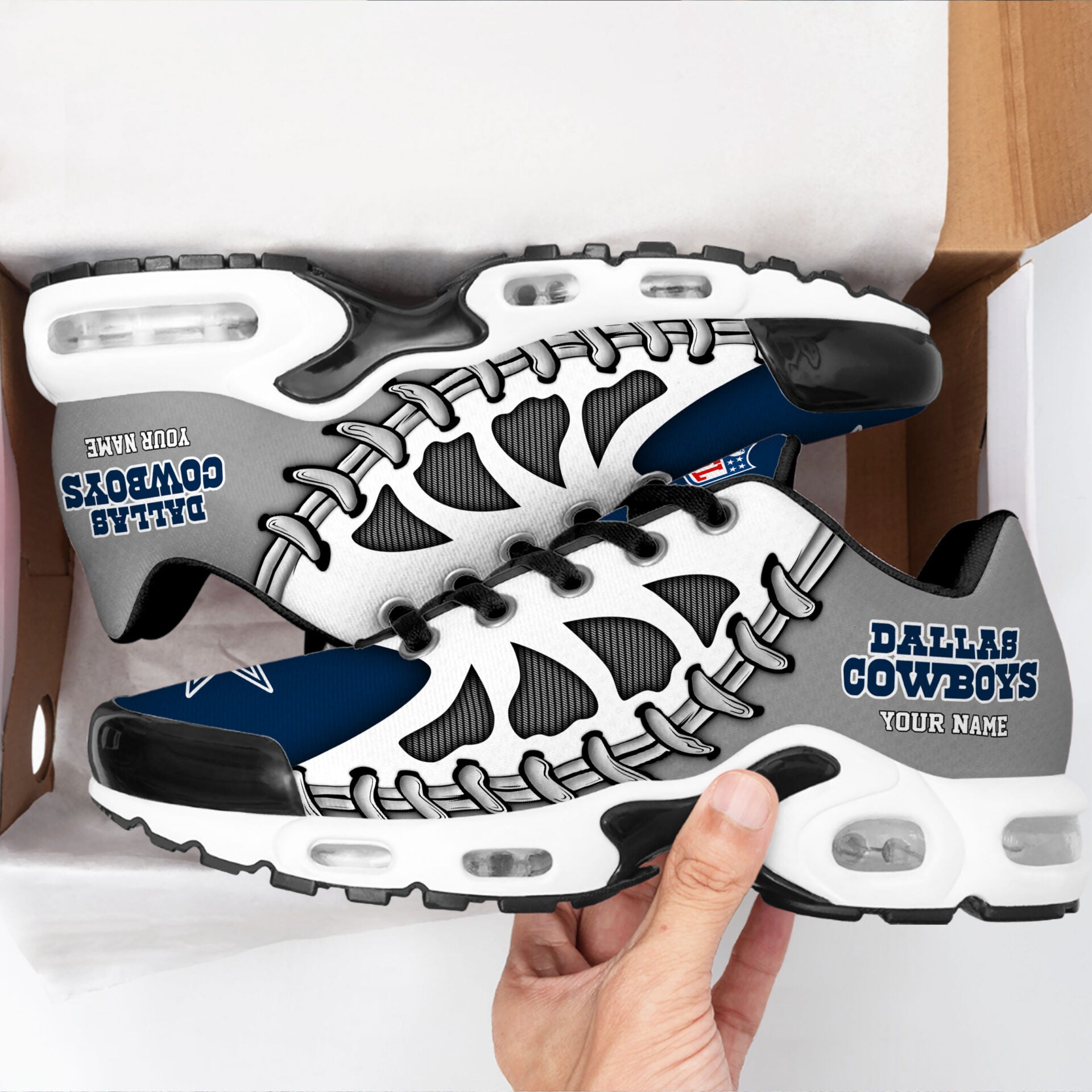 Ideafootwear Dallas Cowboys TN Shoes Sneakers For Men And Women