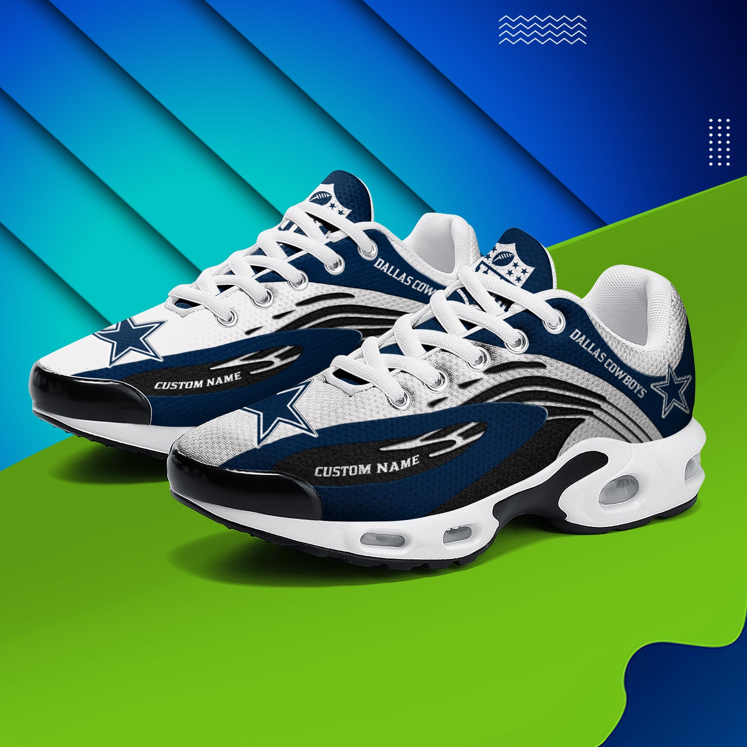 Ideafootwear Dallas Cowboys TN Shoes Sneakers For Men And Women