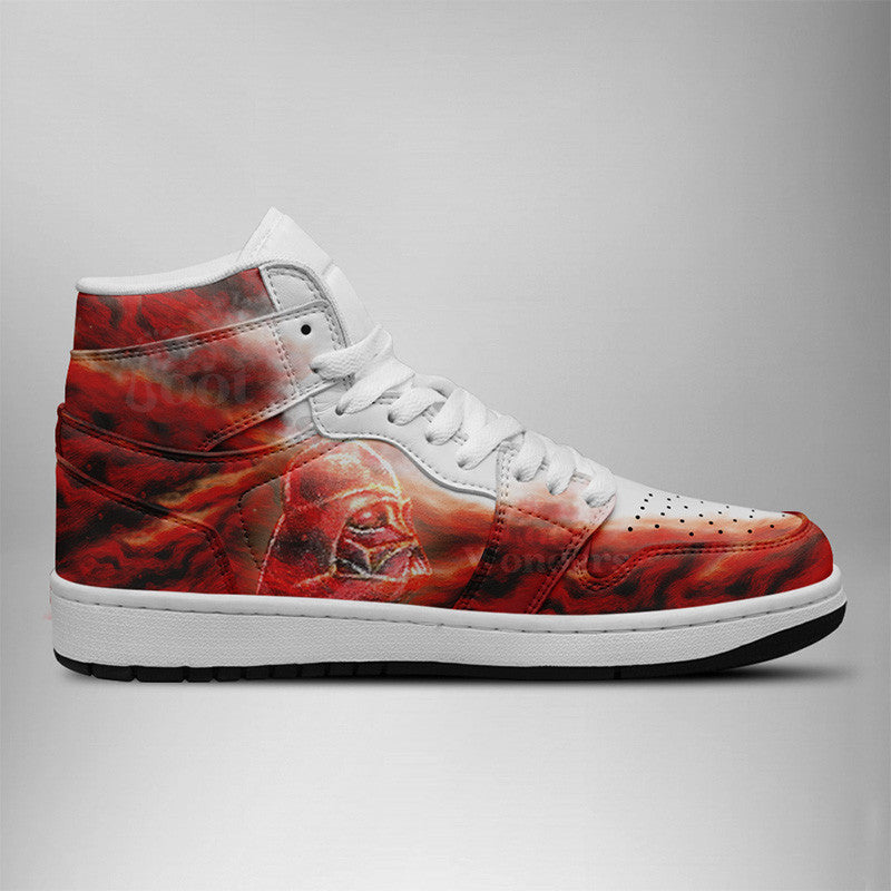 Ideafootwear Dark Side AJ1 High Sneakers Shoes For Men And Women