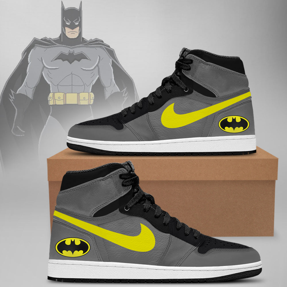Ideafootwear DC Batman AJ1 High Sneakers Shoes For Men And Women