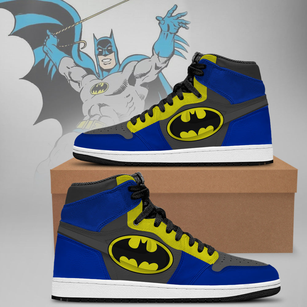 Ideafootwear DC Batman AJ1 High Sneakers Shoes For Men And Women