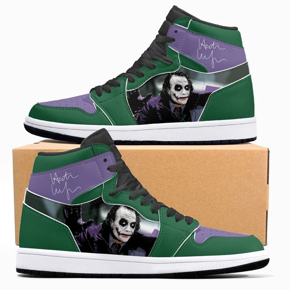 Ideafootwear DC Joker AJ1 High Sneakers Shoes For Men And Women