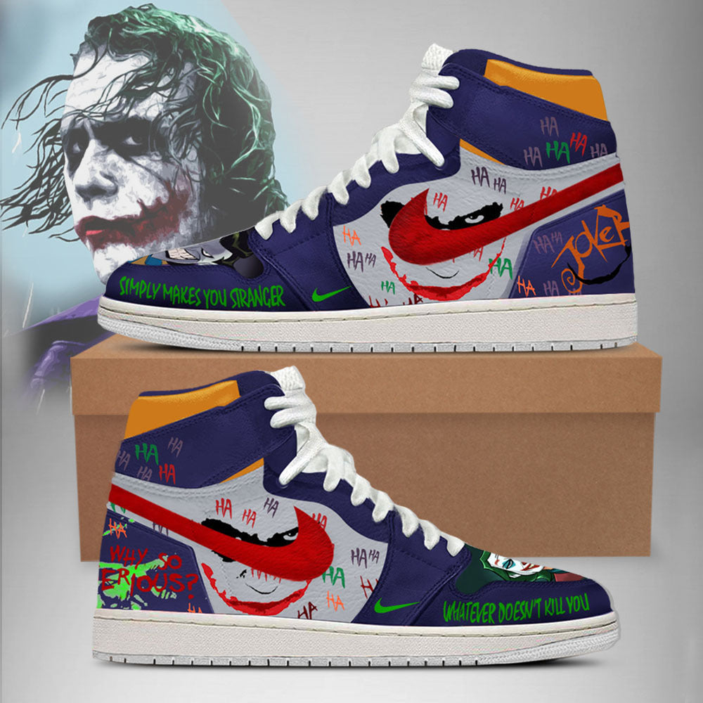 Ideafootwear DC Joker AJ1 High Sneakers Shoes For Men And Women