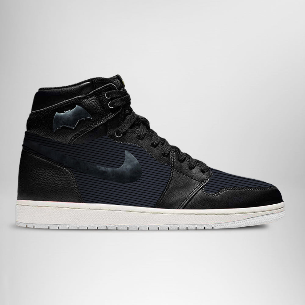Ideafootwear DC Justice League Batman AJ1 High Sneakers Shoes For Men And Women
