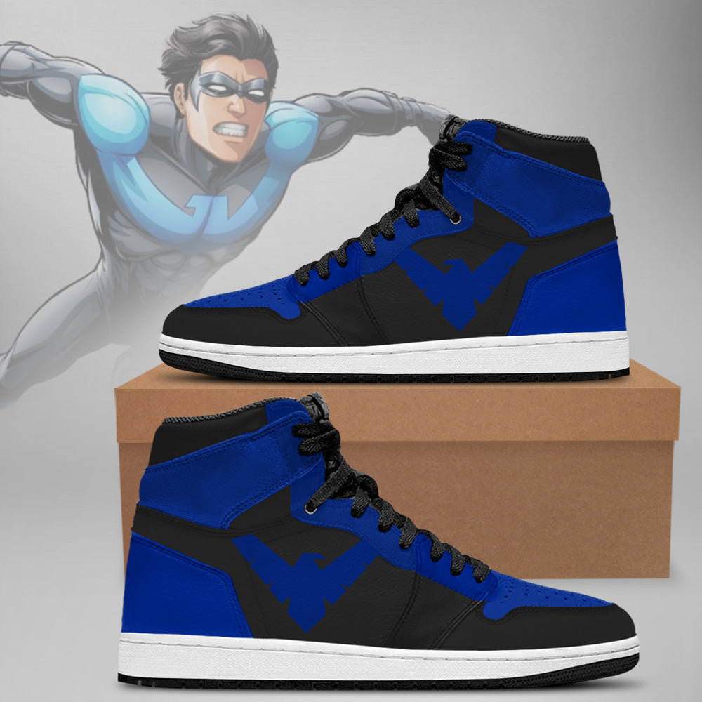 Ideafootwear DC Night Wing AJ1 High Sneakers Shoes For Men And Women
