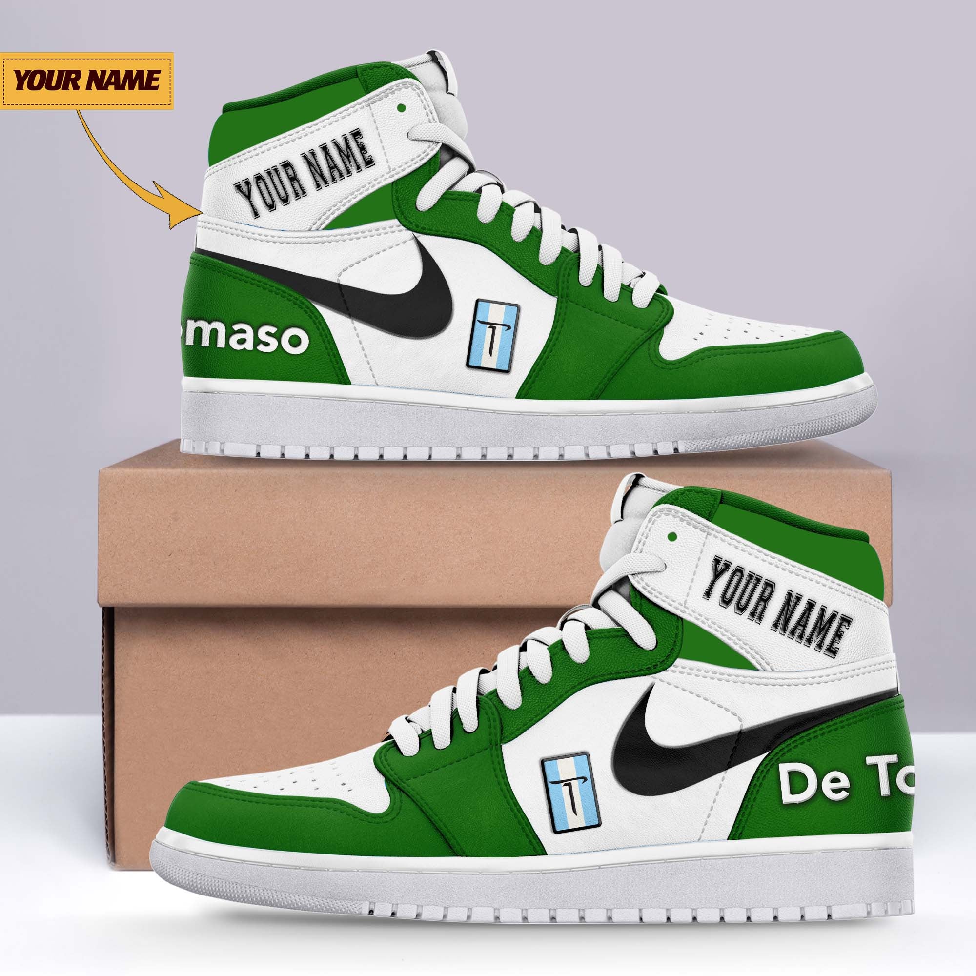 Ideafootwear De Tomaso AJ1 High Sneakers Shoes For Men And Women