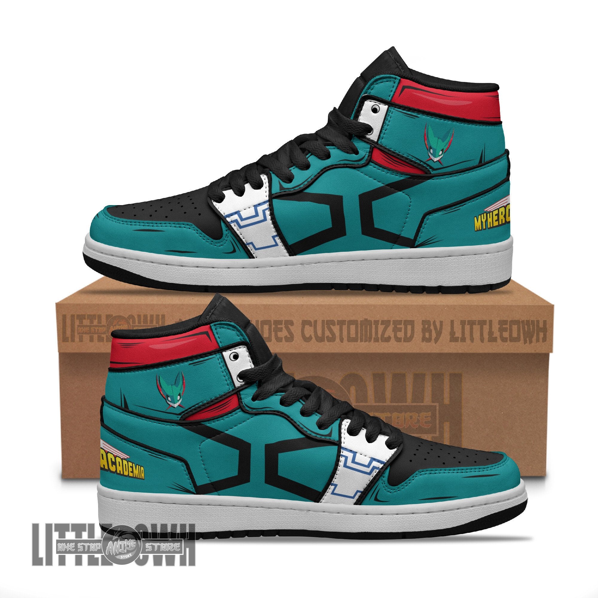 Ideafootwear Deku AJ1 High Sneakers Shoes For Men And Women