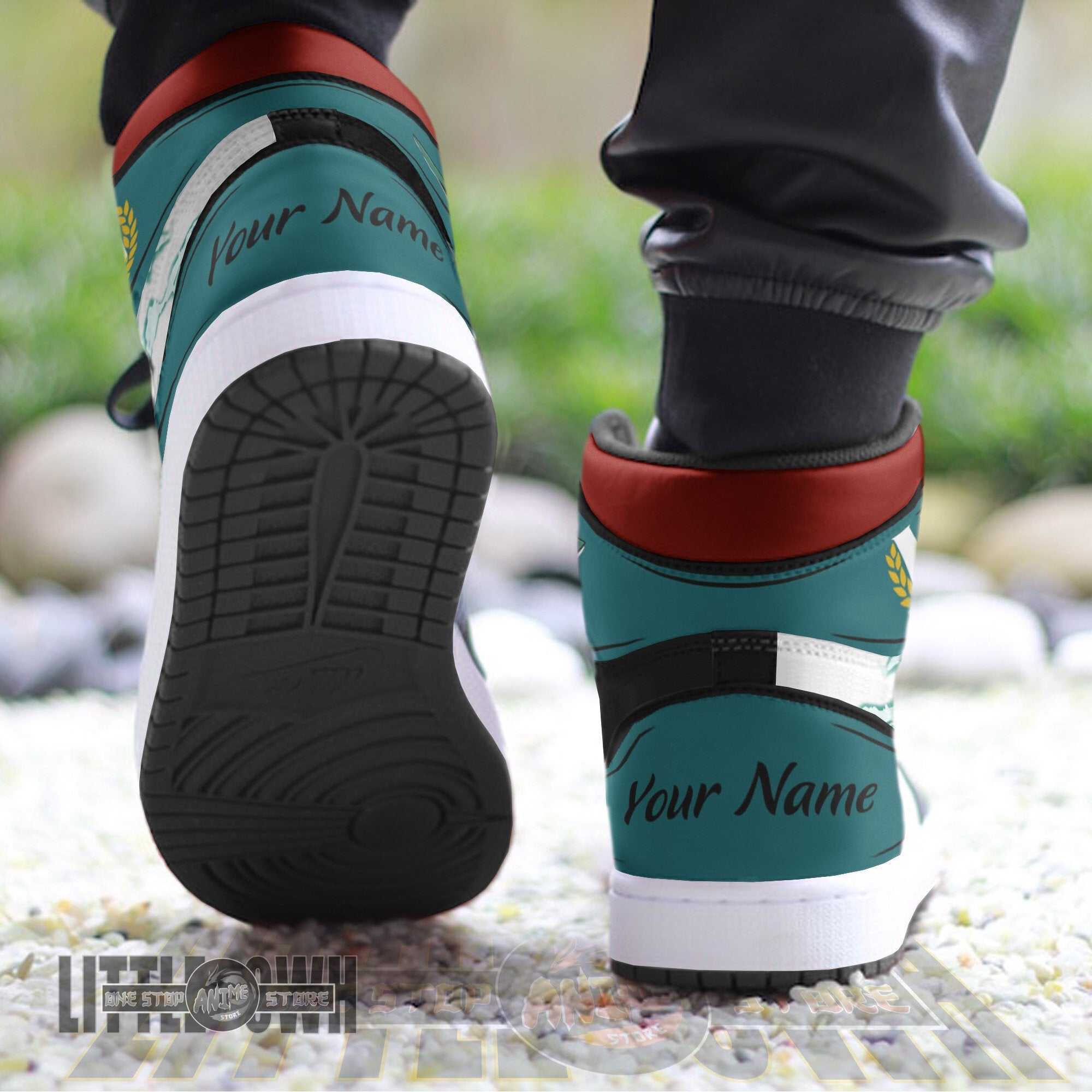 Ideafootwear Deku AJ1 High Sneakers Shoes For Men And Women