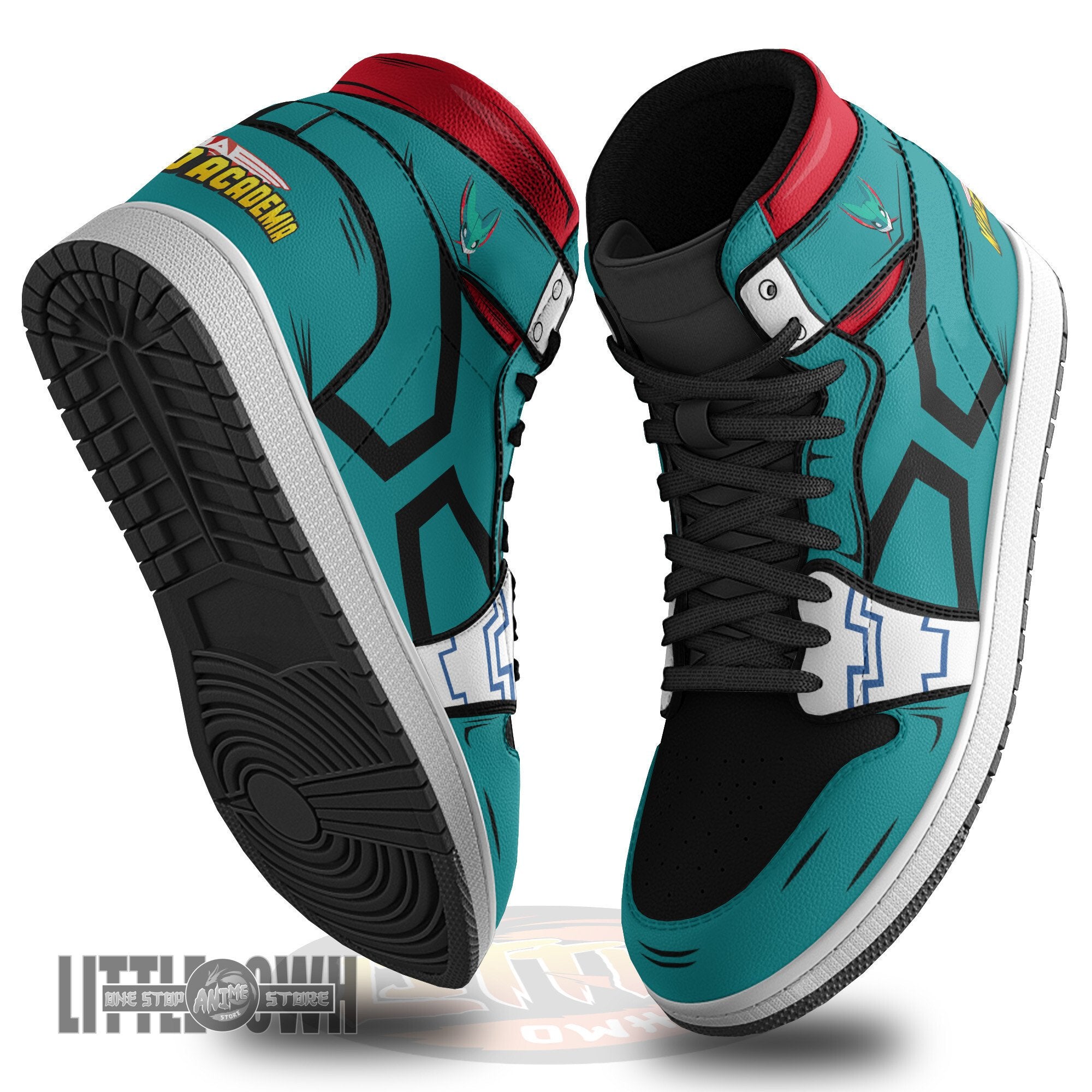 Ideafootwear Deku AJ1 High Sneakers Shoes For Men And Women