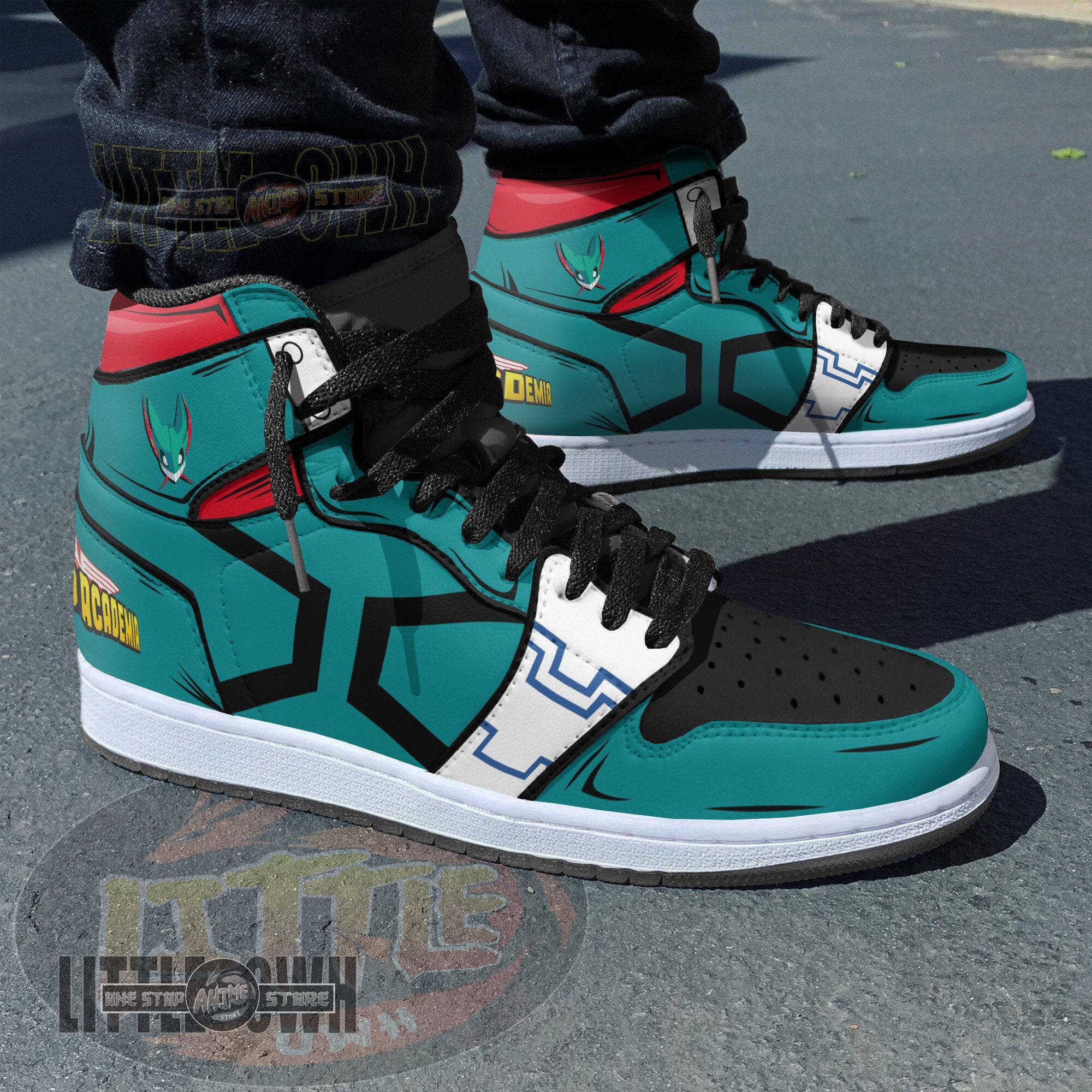 Ideafootwear Deku AJ1 High Sneakers Shoes For Men And Women