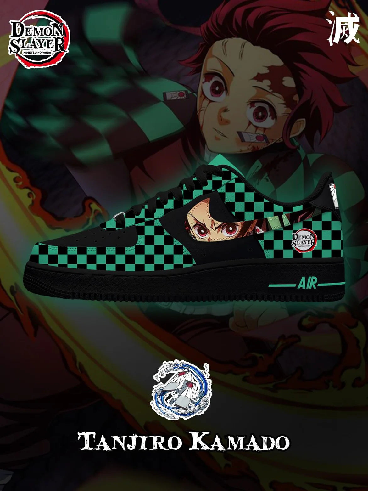 Ideafootwear Demon Slayer Air Low-Top Sneakers Shoes For Men And Women 1