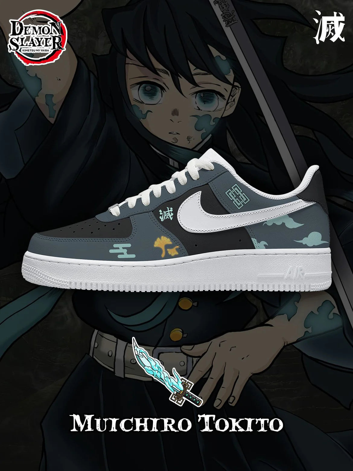 Ideafootwear Demon Slayer Air Low-Top Sneakers Shoes For Men And Women 1
