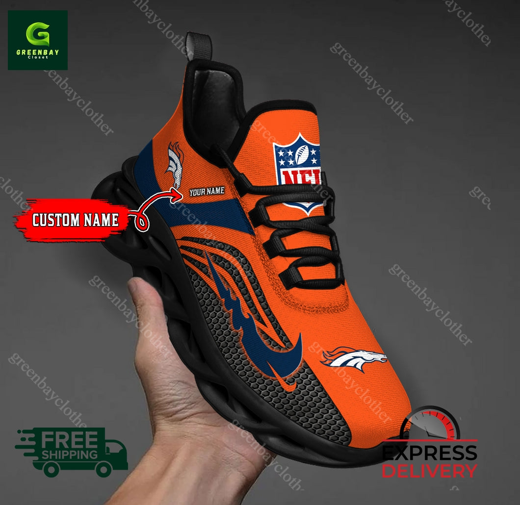 Ideafootwear Denver Broncos Max Soul Shoes Sneakers For Men And Women