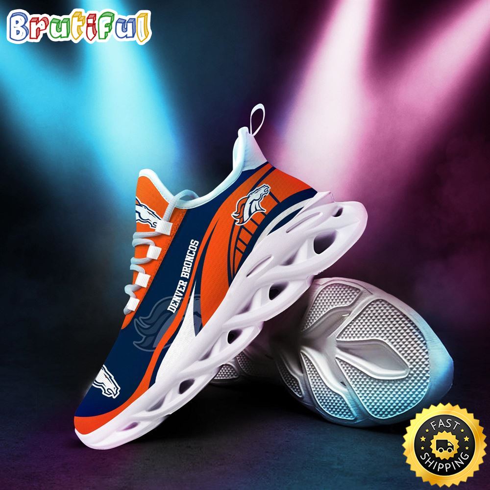 Ideafootwear Denver Broncos Max Soul Shoes Sneakers For Men And Women