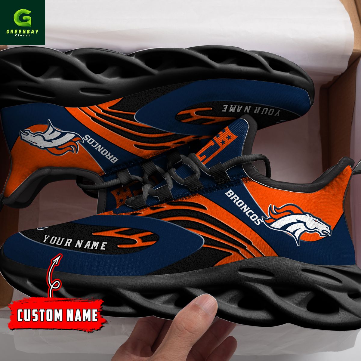 Ideafootwear Denver Broncos Max Soul Shoes Sneakers For Men And Women