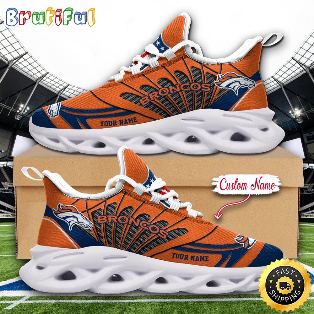 Ideafootwear Denver Broncos Max Soul Shoes Sneakers For Men And Women