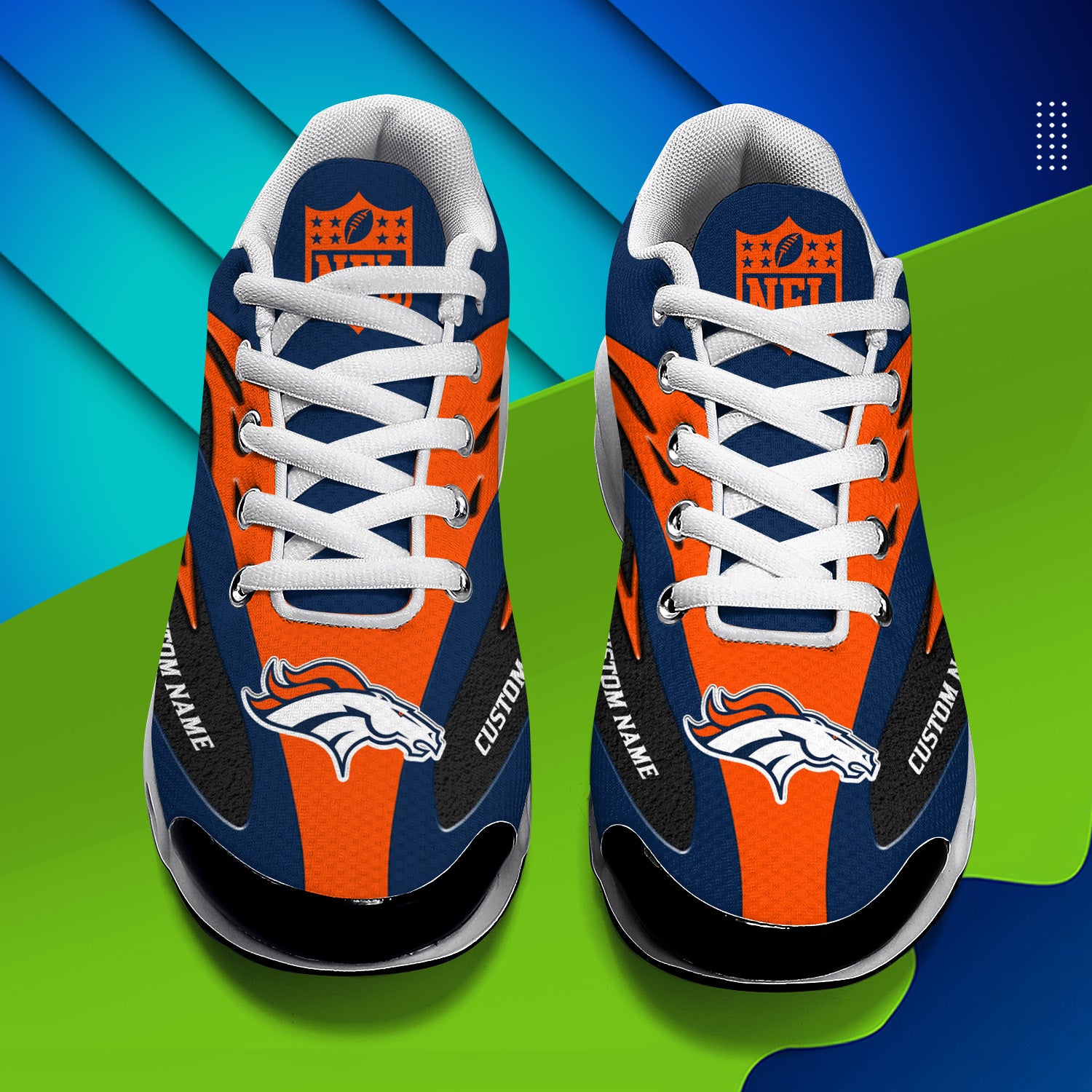 Ideafootwear Denver Broncos TN Shoes Sneakers For Men And Women