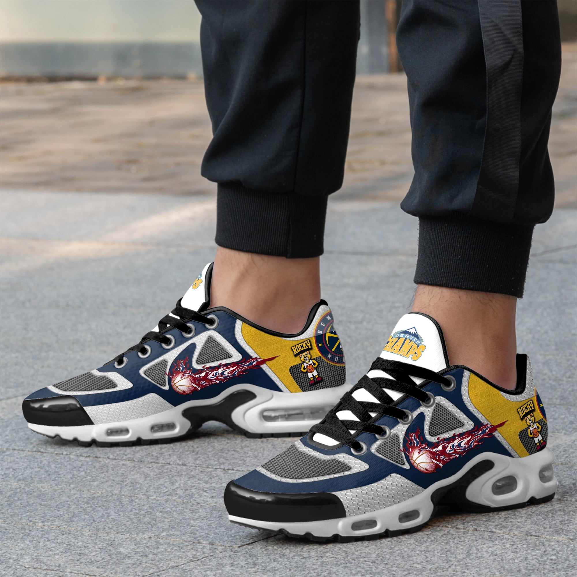 Ideafootwear Denver Nuggets TN Shoes Sneakers For Men And Women
