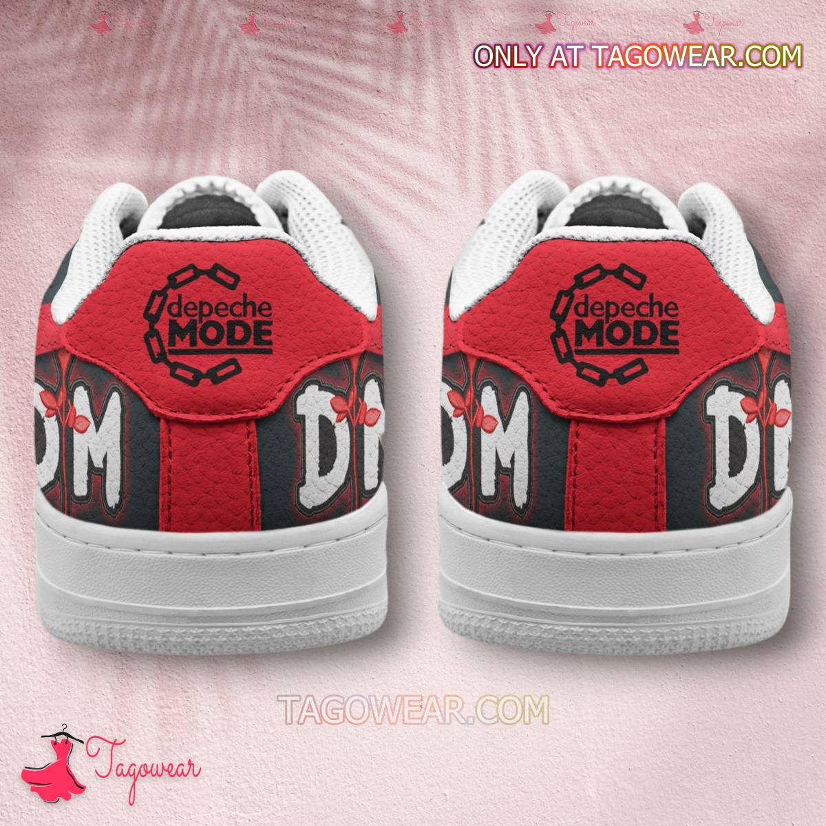 Ideafootwear Depeche Mode Air Low-Top Sneakers Shoes For Men And Women 3