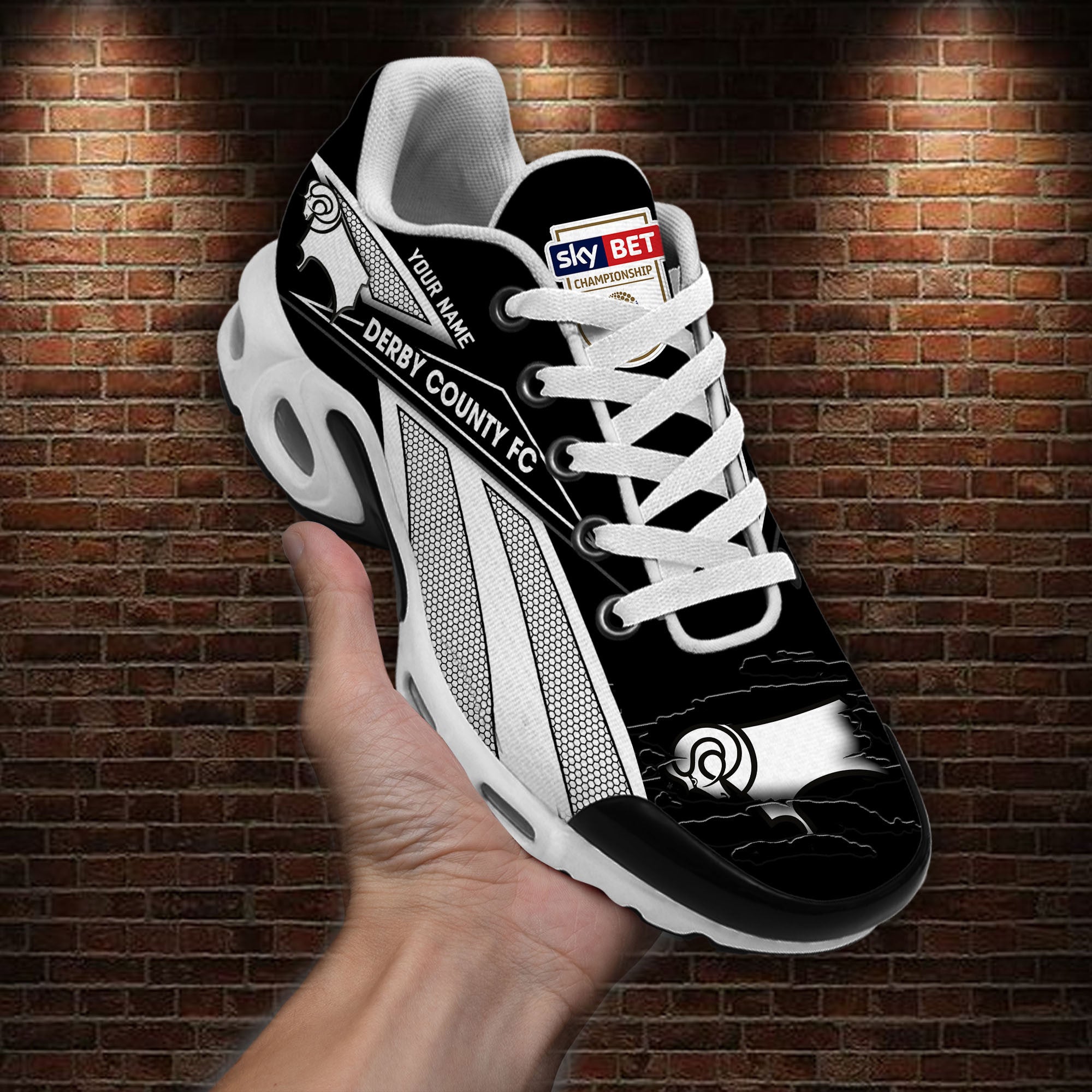 Ideafootwear Derby County TN Shoes Sneakers For Men And Women