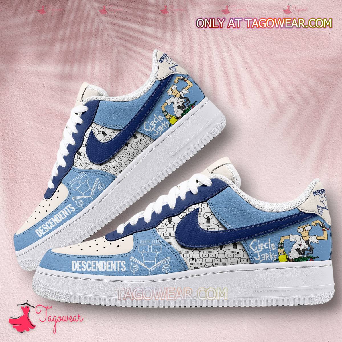 Ideafootwear Descendents Circle Jerks Air Low-Top Sneakers Shoes For Men And Women 2