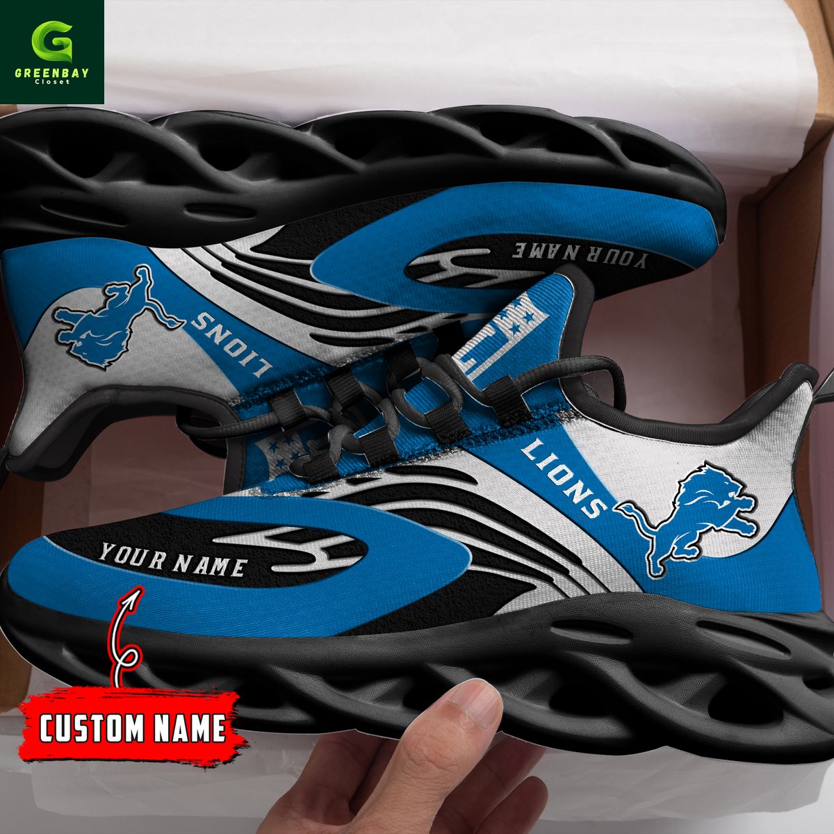 Ideafootwear Detroit Lions Max Soul Shoes Sneakers For Men And Women