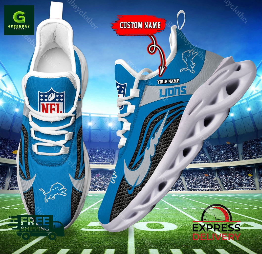 Ideafootwear Detroit Lions Max Soul Shoes Sneakers For Men And Women