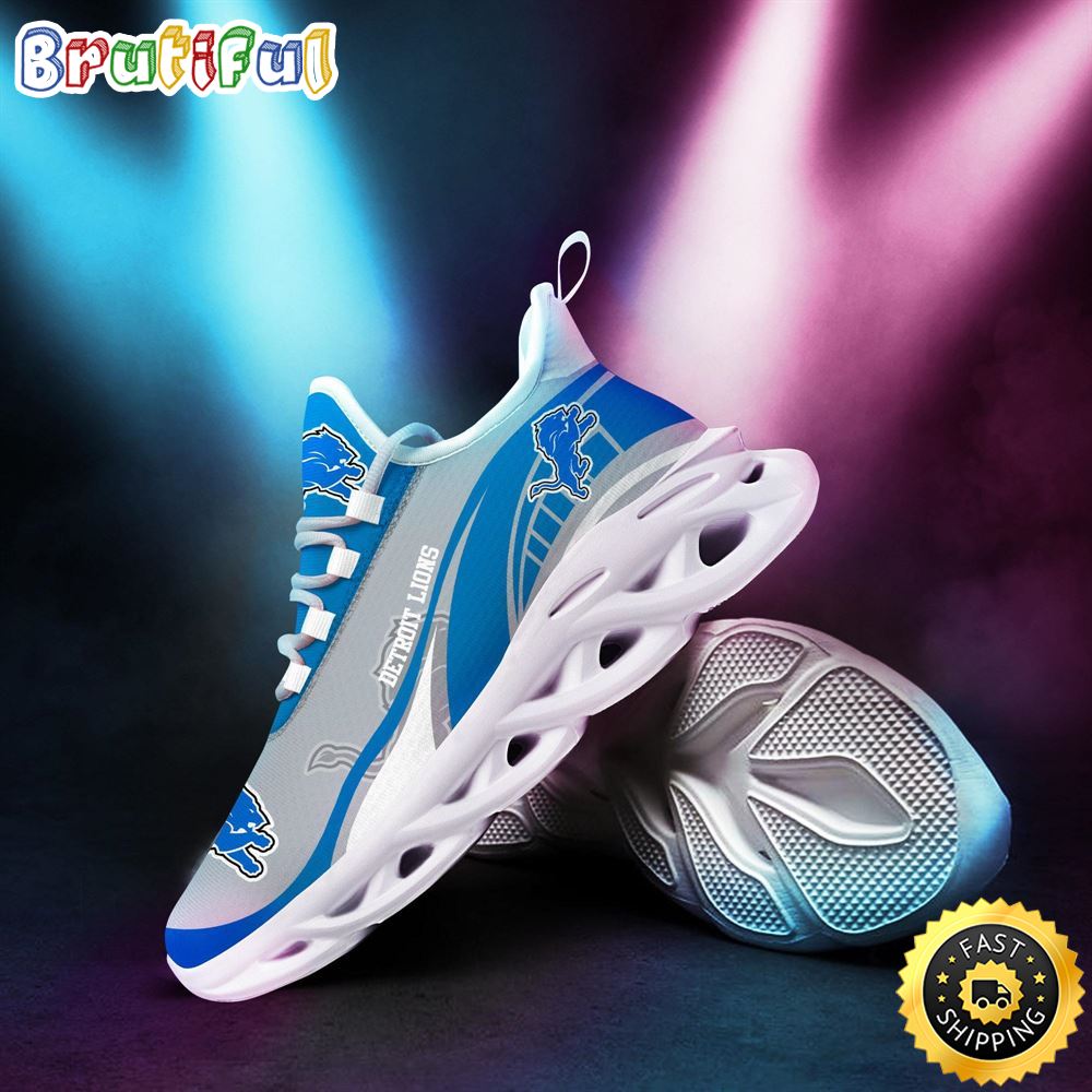 Ideafootwear Detroit Lions Max Soul Shoes Sneakers For Men And Women
