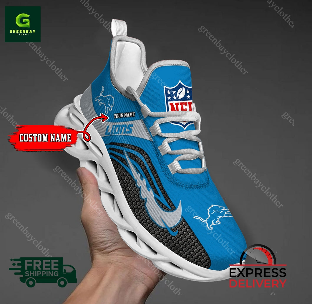 Ideafootwear Detroit Lions Max Soul Shoes Sneakers For Men And Women