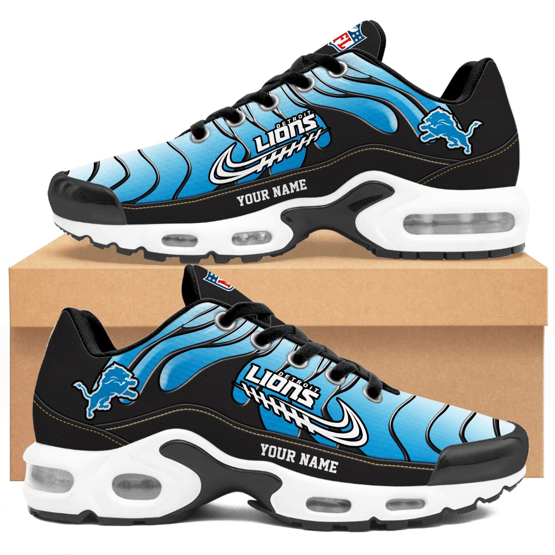 Ideafootwear Detroit Lions TN Shoes Sneakers For Men And Women