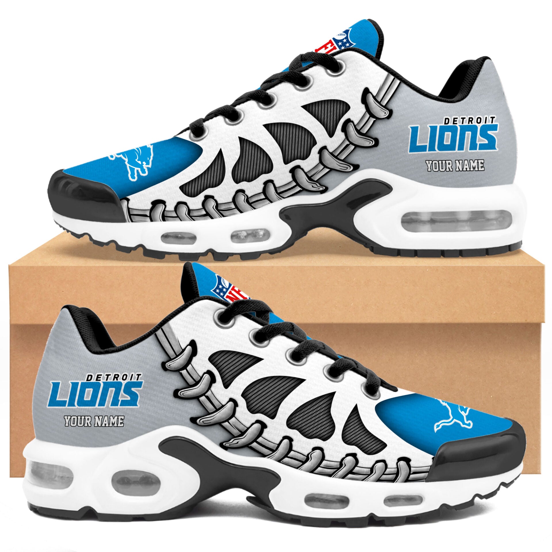 Ideafootwear Detroit Lions TN Shoes Sneakers For Men And Women