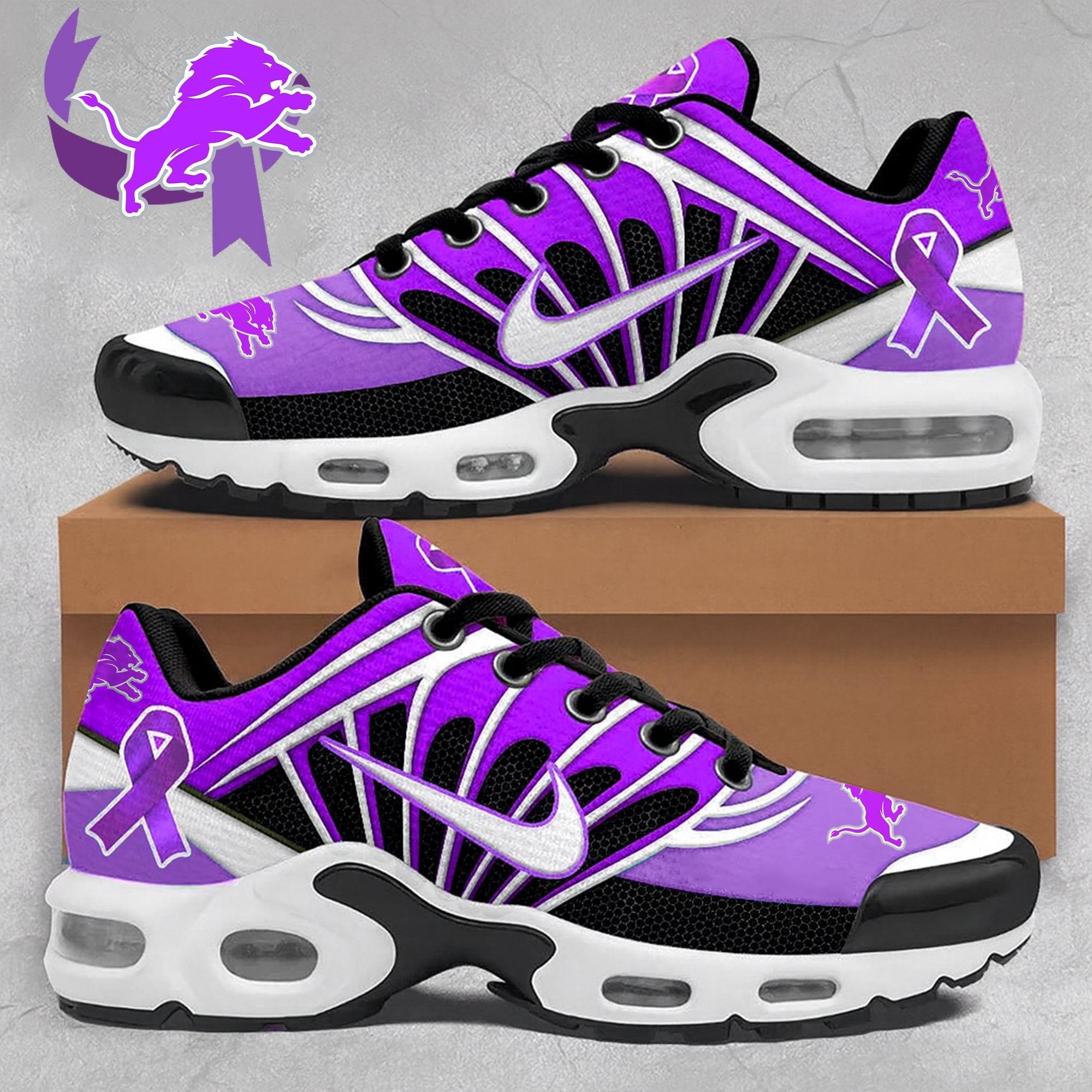 Ideafootwear Detroit Lions TN Shoes Sneakers For Men And Women