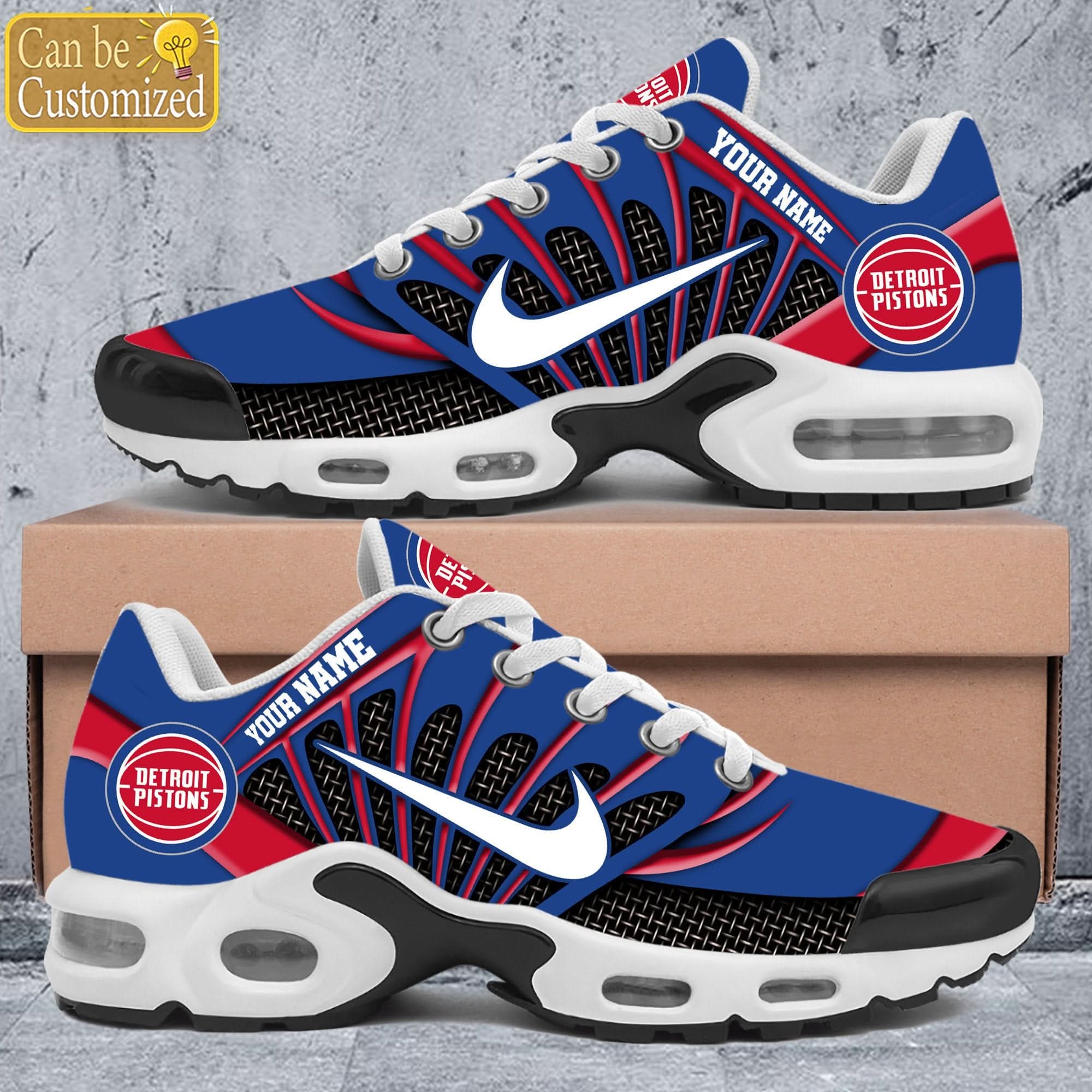Ideafootwear Detroit Pistons TN Shoes Sneakers For Men And Women