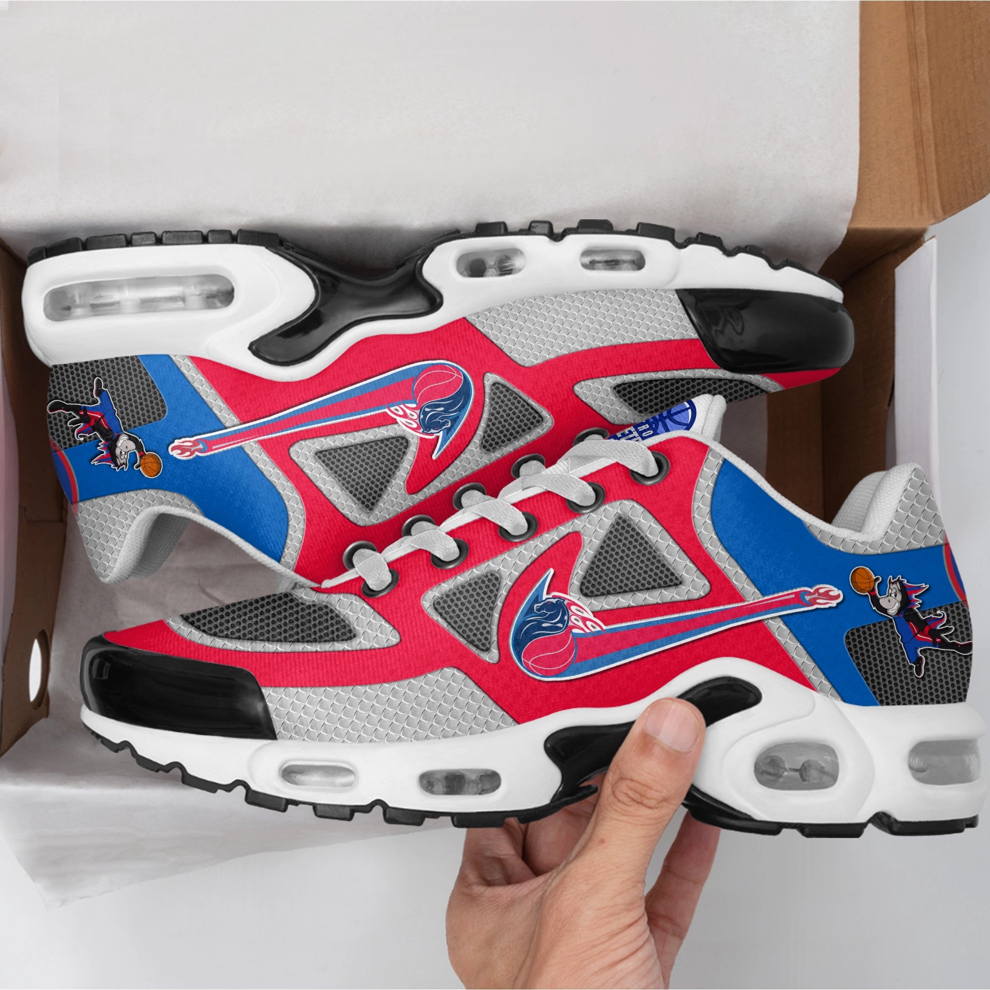Ideafootwear Detroit Pistons TN Shoes Sneakers For Men And Women