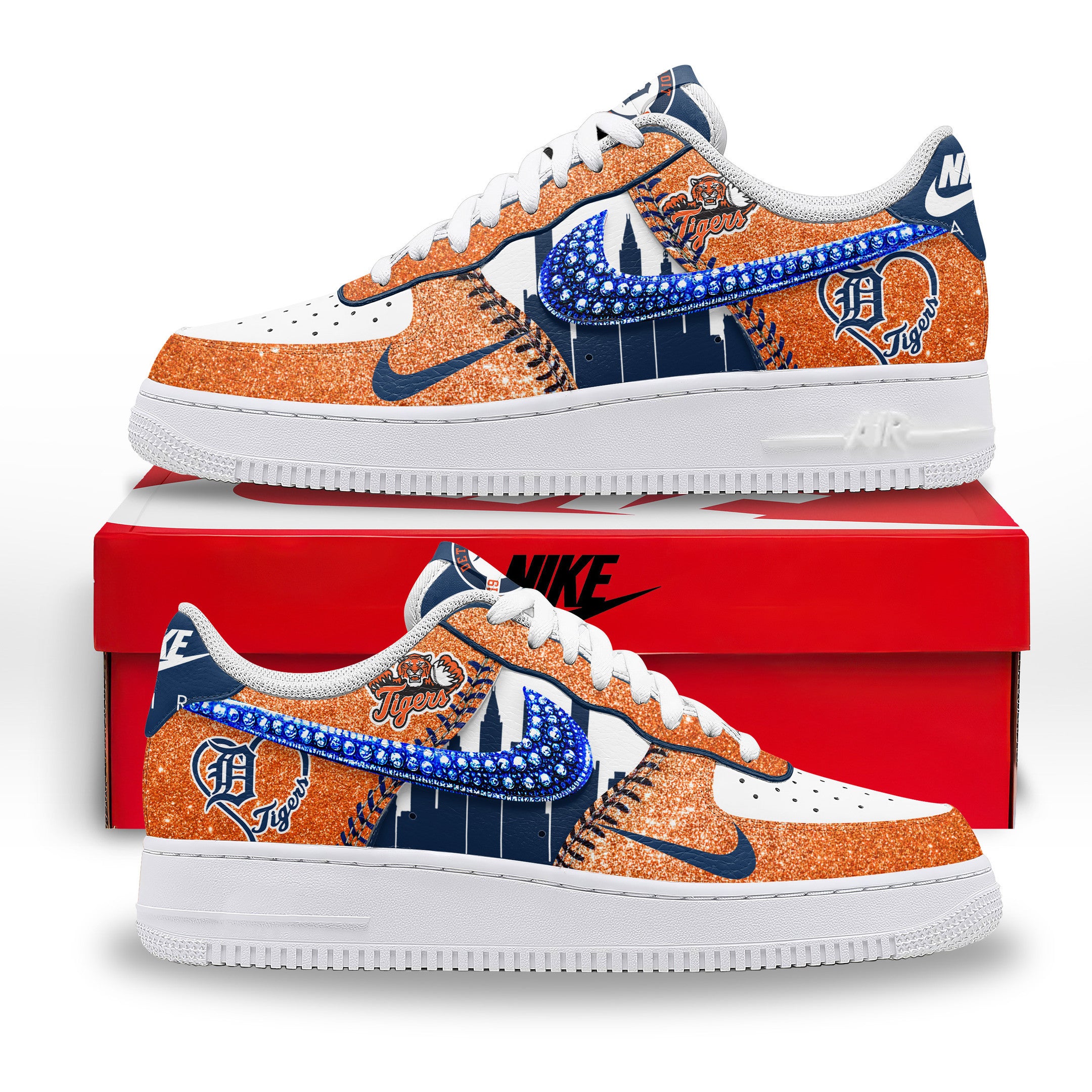 Ideafootwear Detroit Tigers Air Low-Top Sneakers Shoes For Men And Women 1