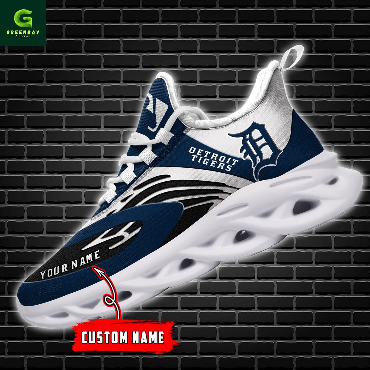 Ideafootwear Detroit Tigers Max Soul Shoes Sneakers For Men And Women