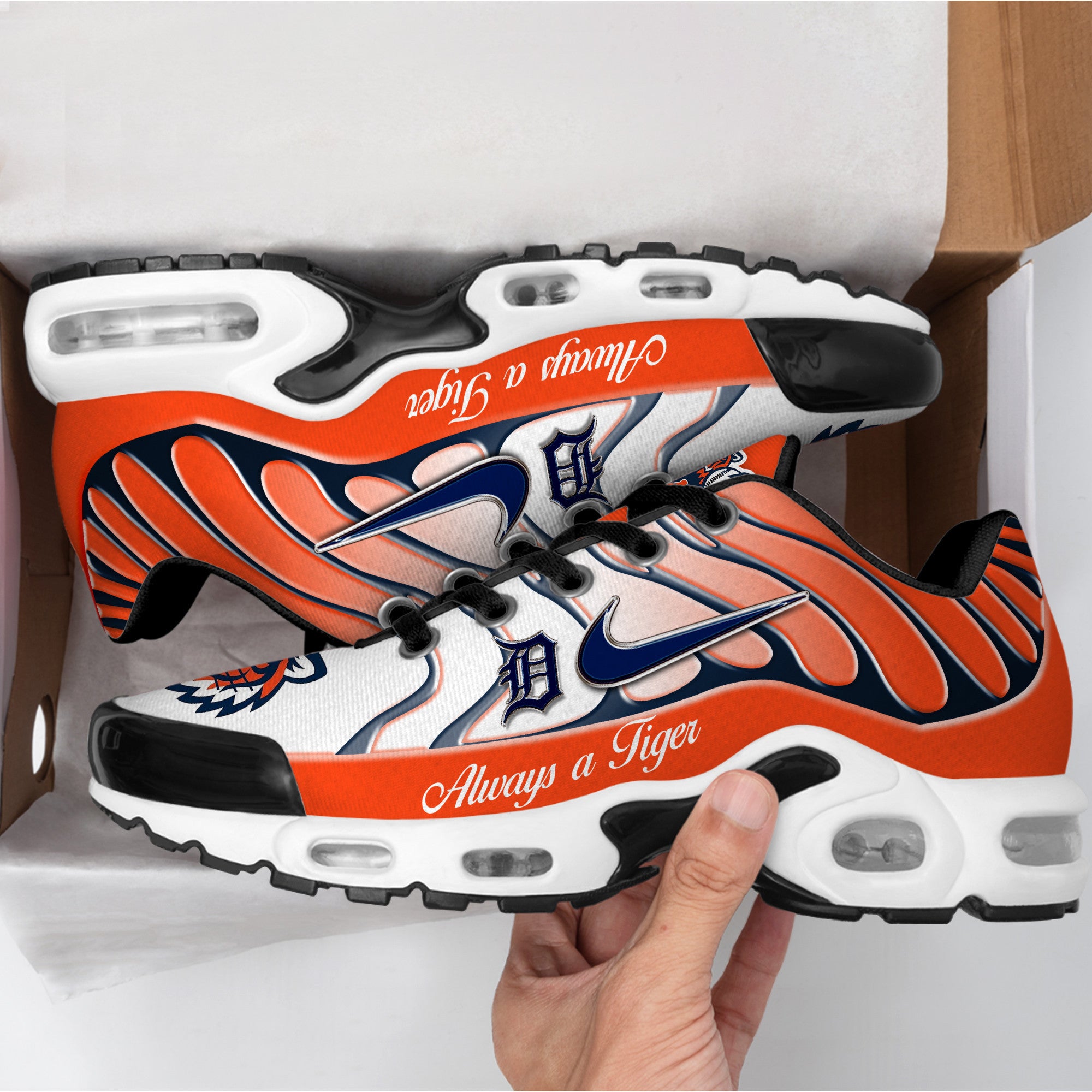 Ideafootwear Detroit Tigers TN Shoes Sneakers For Men And Women