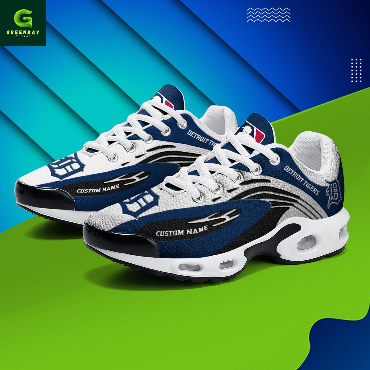Ideafootwear Detroit Tigers TN Shoes Sneakers For Men And Women