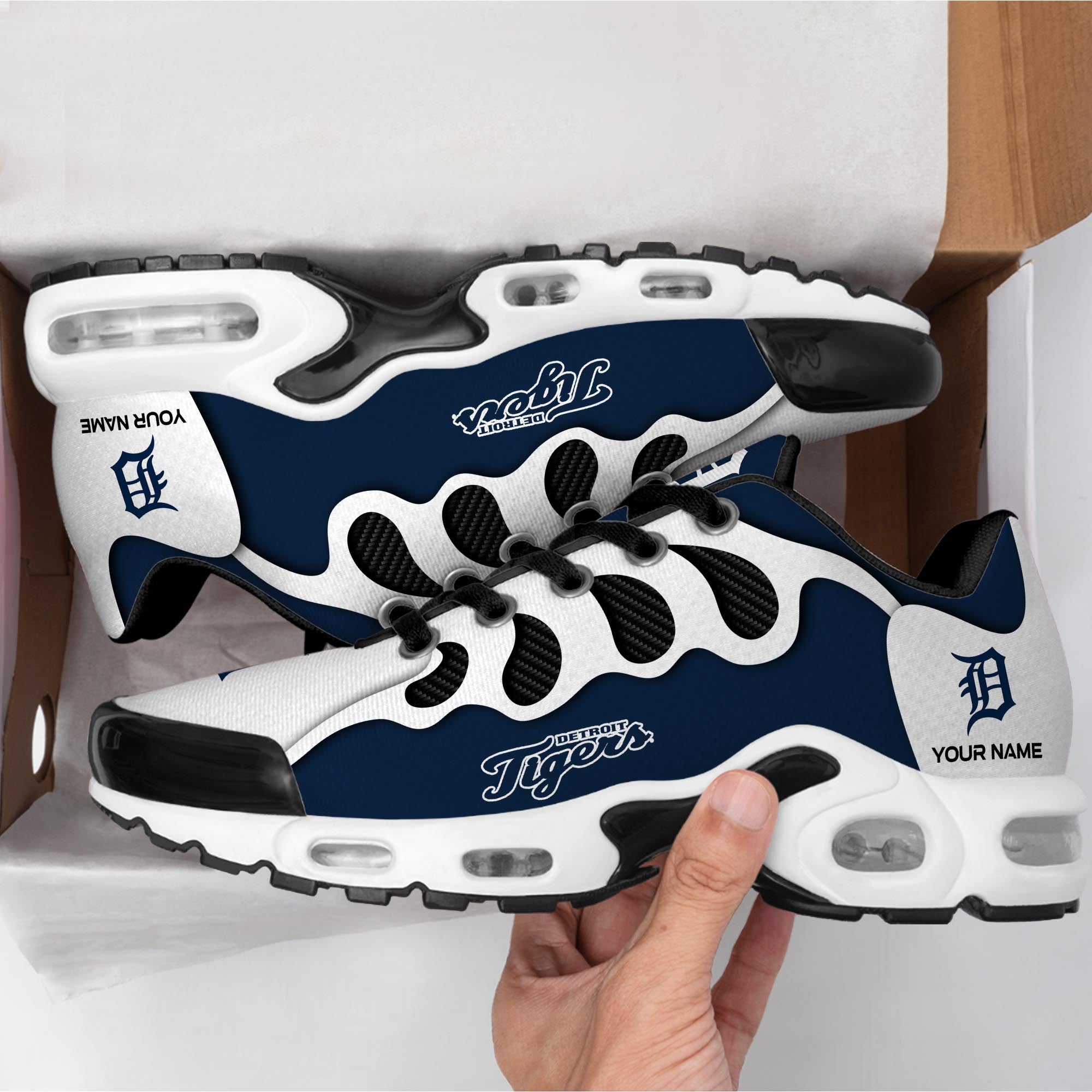 Ideafootwear Detroit Tigers TN Shoes Sneakers For Men And Women
