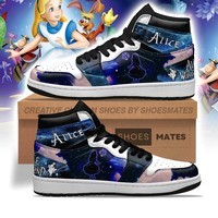 Ideafootwear Disney AJ1 High Sneakers Shoes For Men And Women