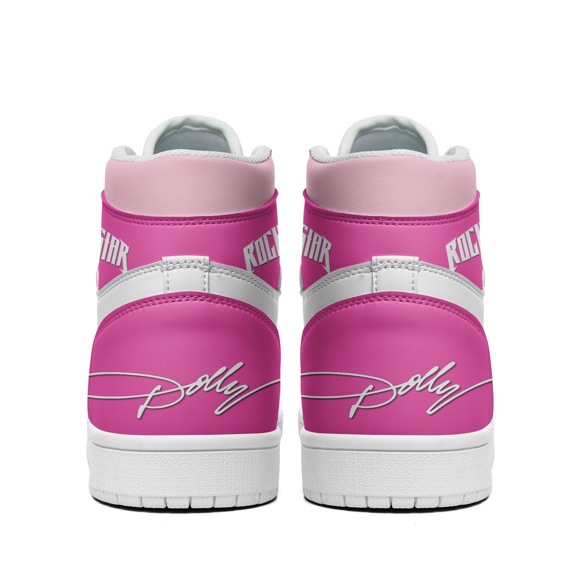 Ideafootwear Dolly Parton AJ1 High Sneakers Shoes For Men And Women